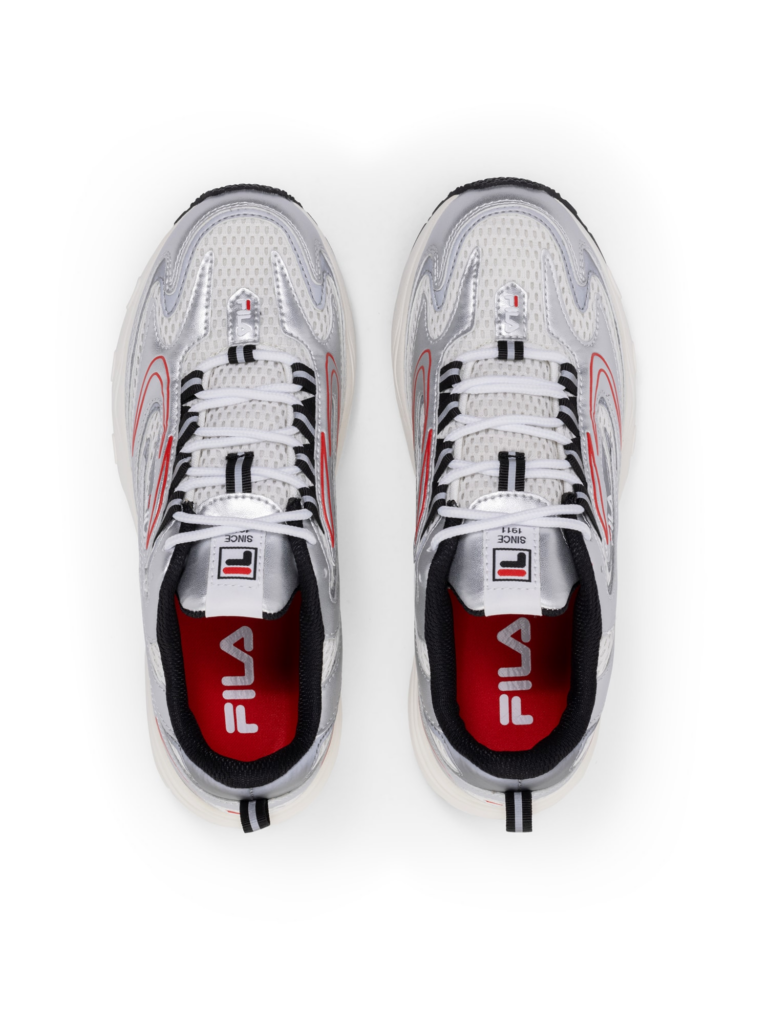 FILA Sneaker low 'ACTIX RETRO'  portocaliu / argintiu / alb murdar