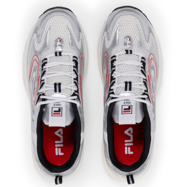 FILA Sneaker low 'Actix Retro'  roșu / negru / argintiu / alb