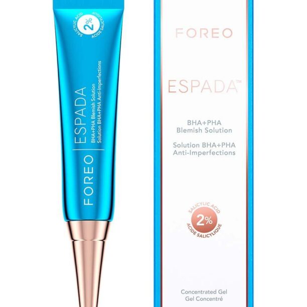 FOREO gel concentrat pentru pete ESPADA BHA+PHA Blemish Solution 15 ml