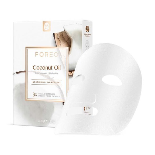 FOREO mască hrănitoare pentru pielea deshidratată Farm To Face Sheet Mask 3-pack