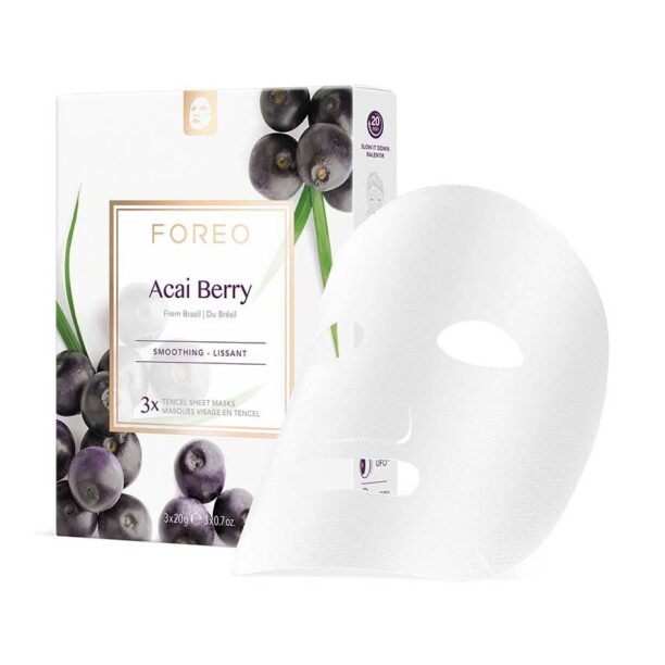 FOREO mască în foaie de fermitate pentru pielea cu semne de îmbătrânire Farm To Face Sheet Mask 3-pack