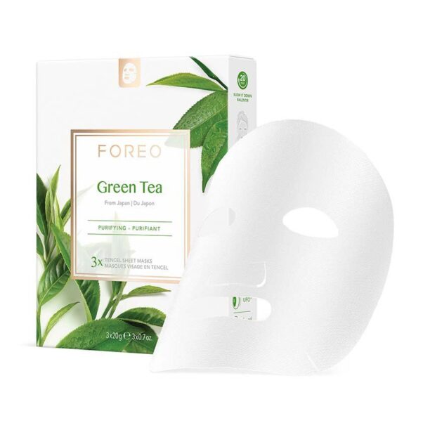 FOREO mască linistitoare pentru piele mixta in cearceaf Farm To Face Sheet Mask 3-pack