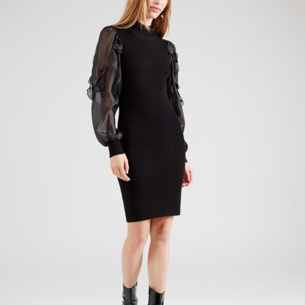 FRENCH CONNECTION Rochie tricotat 'KRISTA'  negru