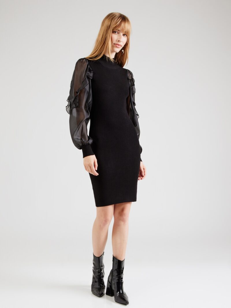 FRENCH CONNECTION Rochie tricotat 'KRISTA'  negru