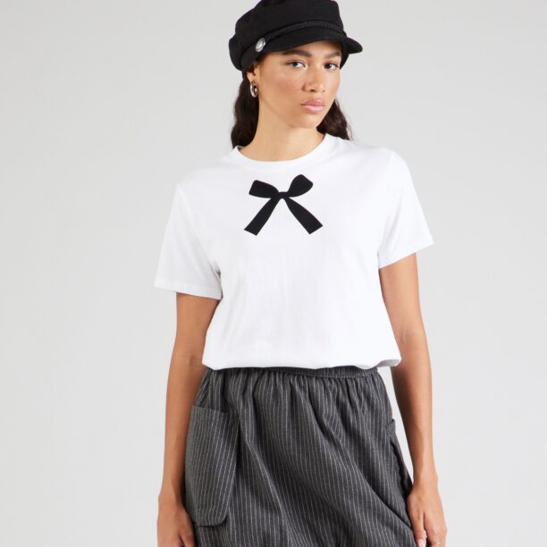 FRENCH CONNECTION Tricou  negru / alb