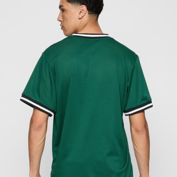 Cumpăra FUBU Tricou  verde închis / negru / alb