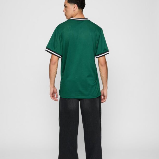 Original FUBU Tricou  verde închis / negru / alb