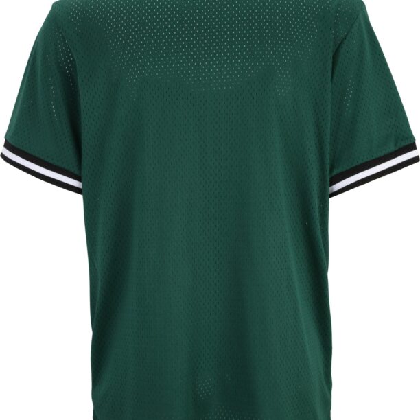 FUBU Tricou  verde închis / negru / alb