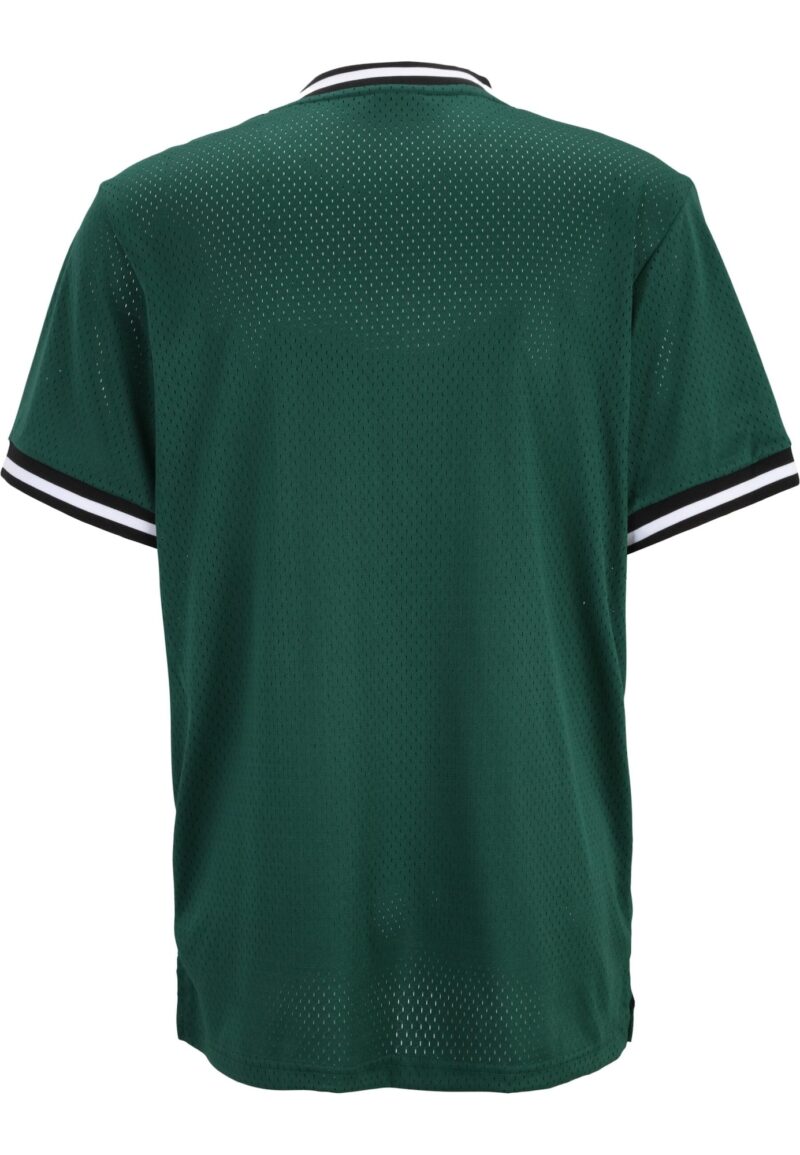 FUBU Tricou  verde închis / negru / alb