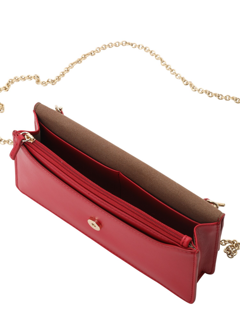 FURLA Clutch 'DIAMANTE MINI'  auriu / roșu preţ