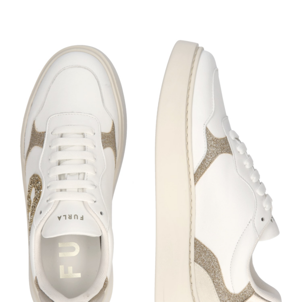 FURLA Sneaker low  auriu / alb