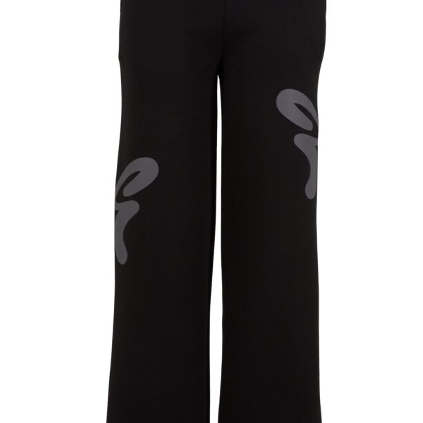 Felicious Pantaloni  gri fumuriu / negru