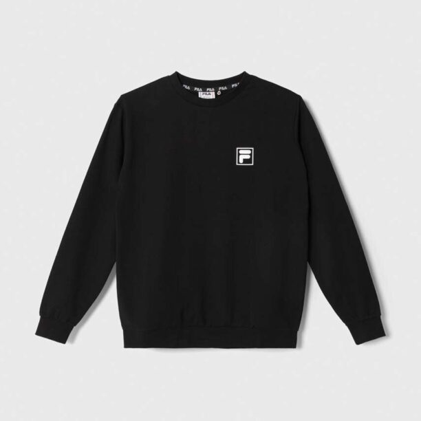 Fila bluza copii BLEIALF crew sweat culoarea negru