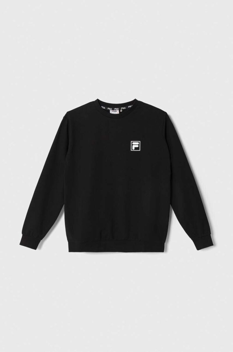 Fila bluza copii BLEIALF crew sweat culoarea negru