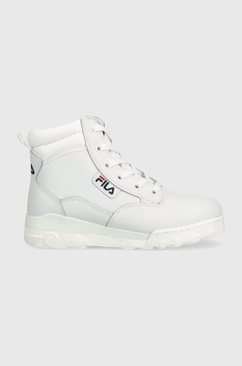 Fila bocanci de piele Grunge Ii L culoarea alb