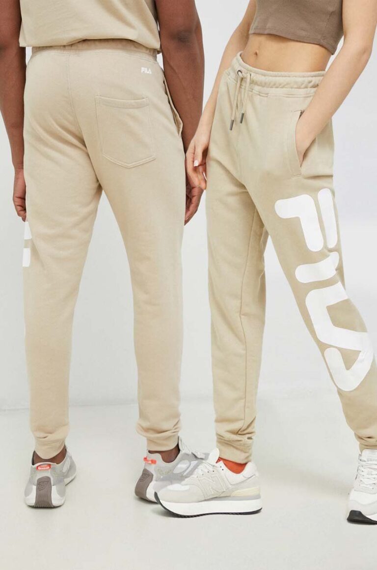 Fila pantaloni de trening culoarea bej