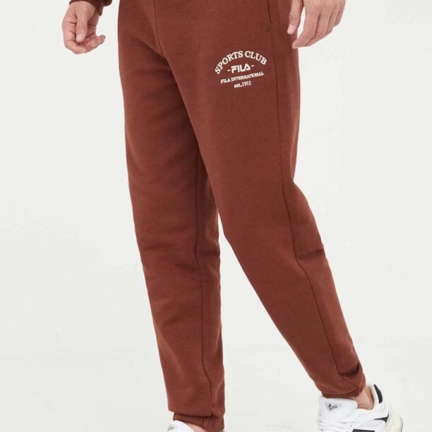 Fila pantaloni de trening culoarea maro