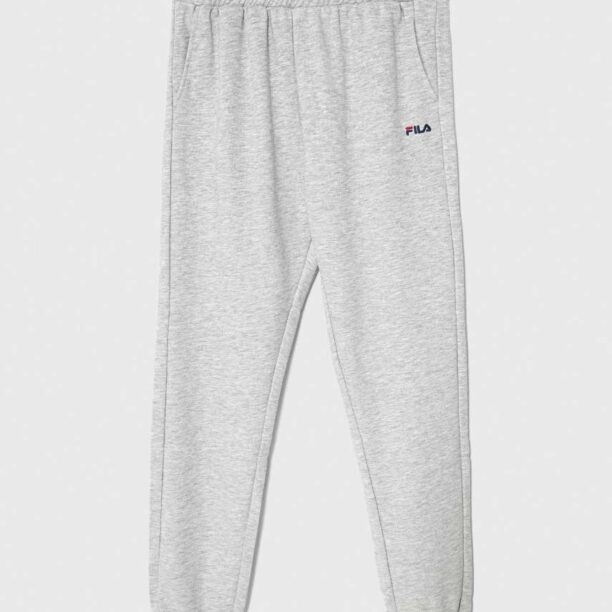 Fila pantaloni de trening pentru copii BIEDERBACH culoarea gri