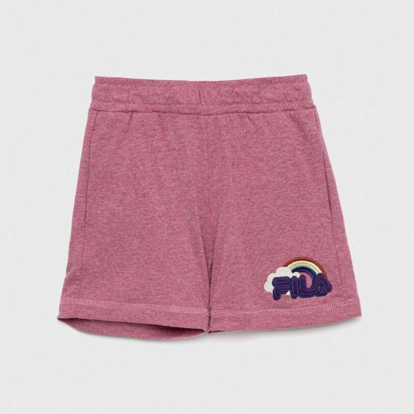 Fila pantaloni scurti copii culoarea violet