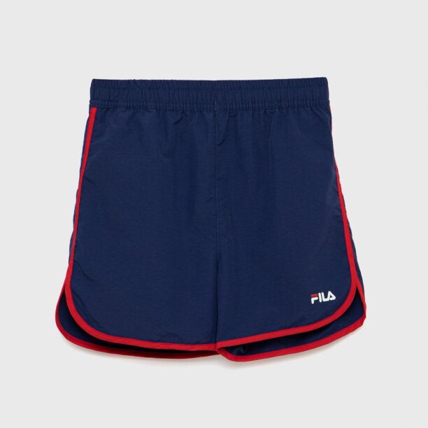 Fila pantaloni scurti de baie copii culoarea albastru marin