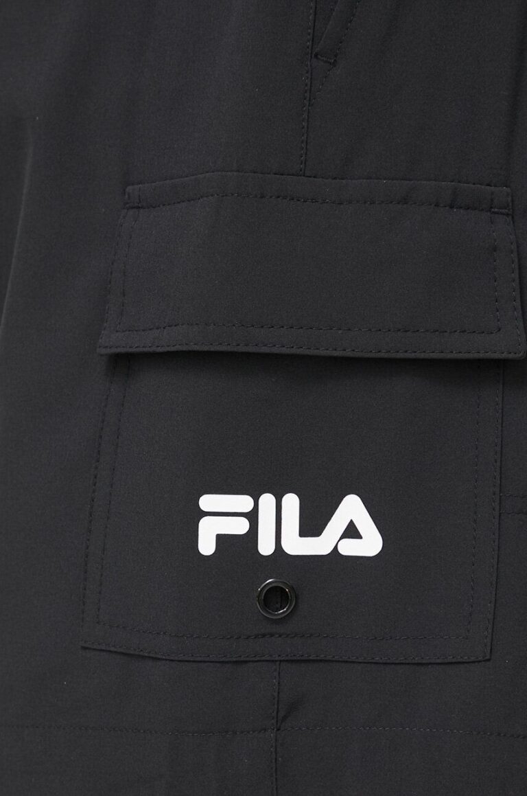 Fila pantaloni scurti de baie culoarea negru preţ