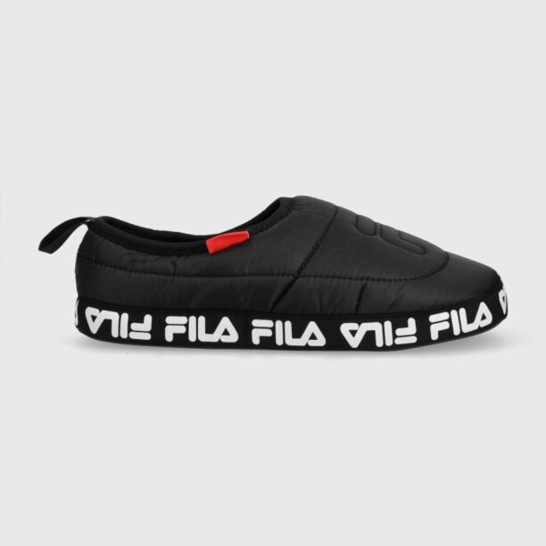 Fila papuci de casa Comfider culoarea negru