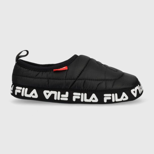 Fila papuci de casa culoarea negru