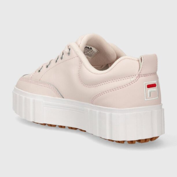 Fila sneakers SANDBLAST culoarea bej preţ