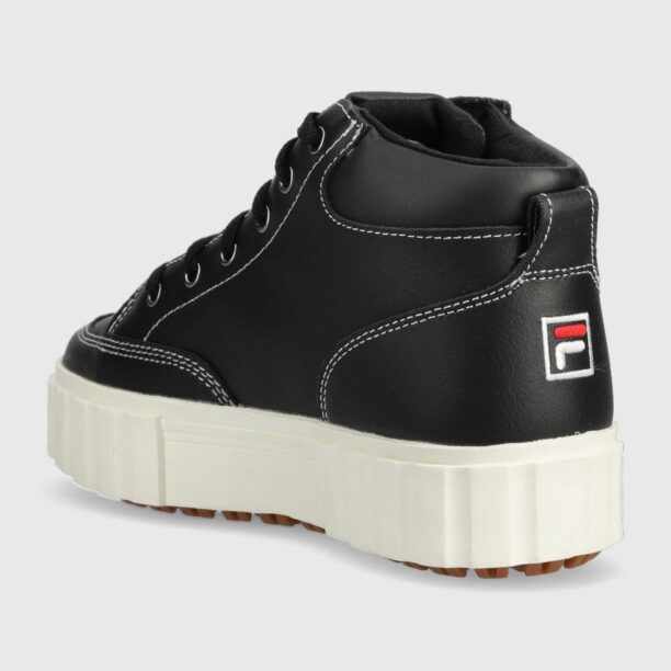 Fila sneakers Sandblast culoarea negru preţ