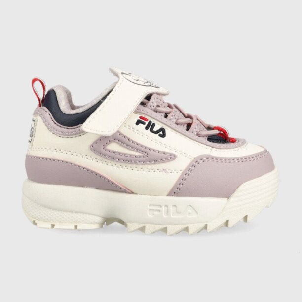 Fila sneakers pentru copii Disruptor culoarea violet