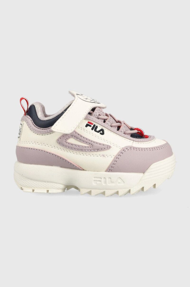 Fila sneakers pentru copii Disruptor culoarea violet