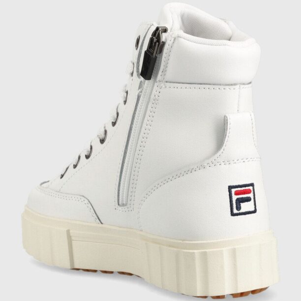 Fila sneakers pentru copii Sandblast culoarea alb preţ