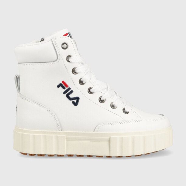 Fila sneakers pentru copii Sandblast culoarea alb