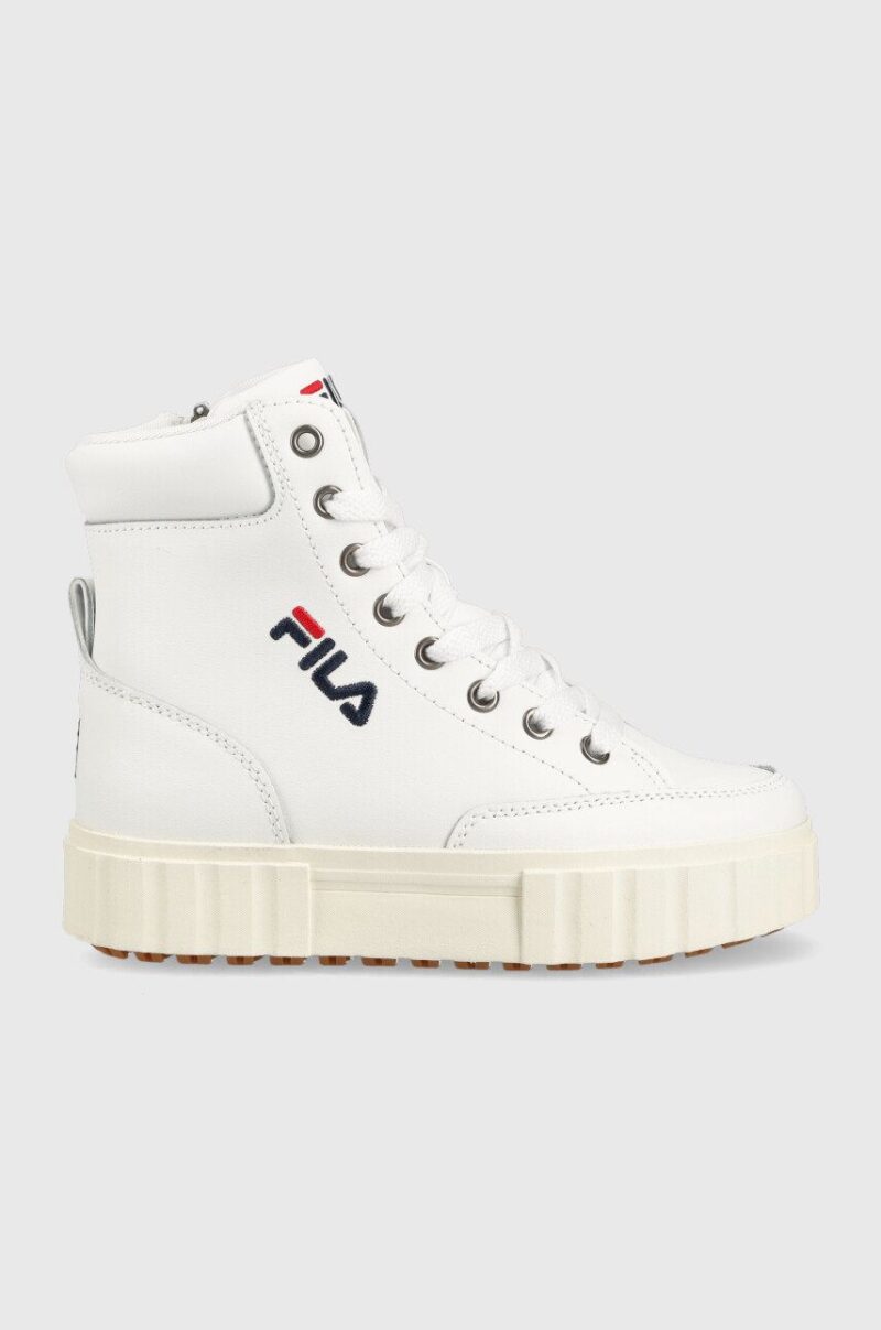 Fila sneakers pentru copii Sandblast culoarea alb