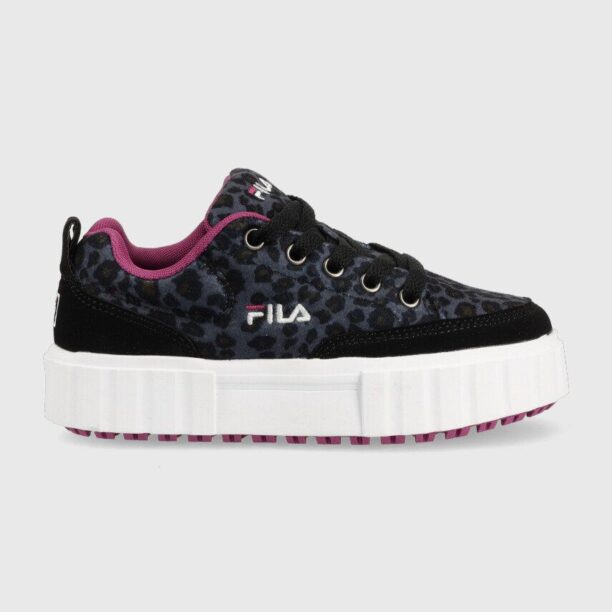 Fila sneakers pentru copii Sandblast culoarea albastru marin