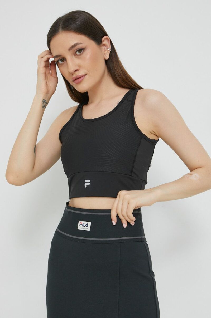 Fila sutien sport Rafaela culoarea negru