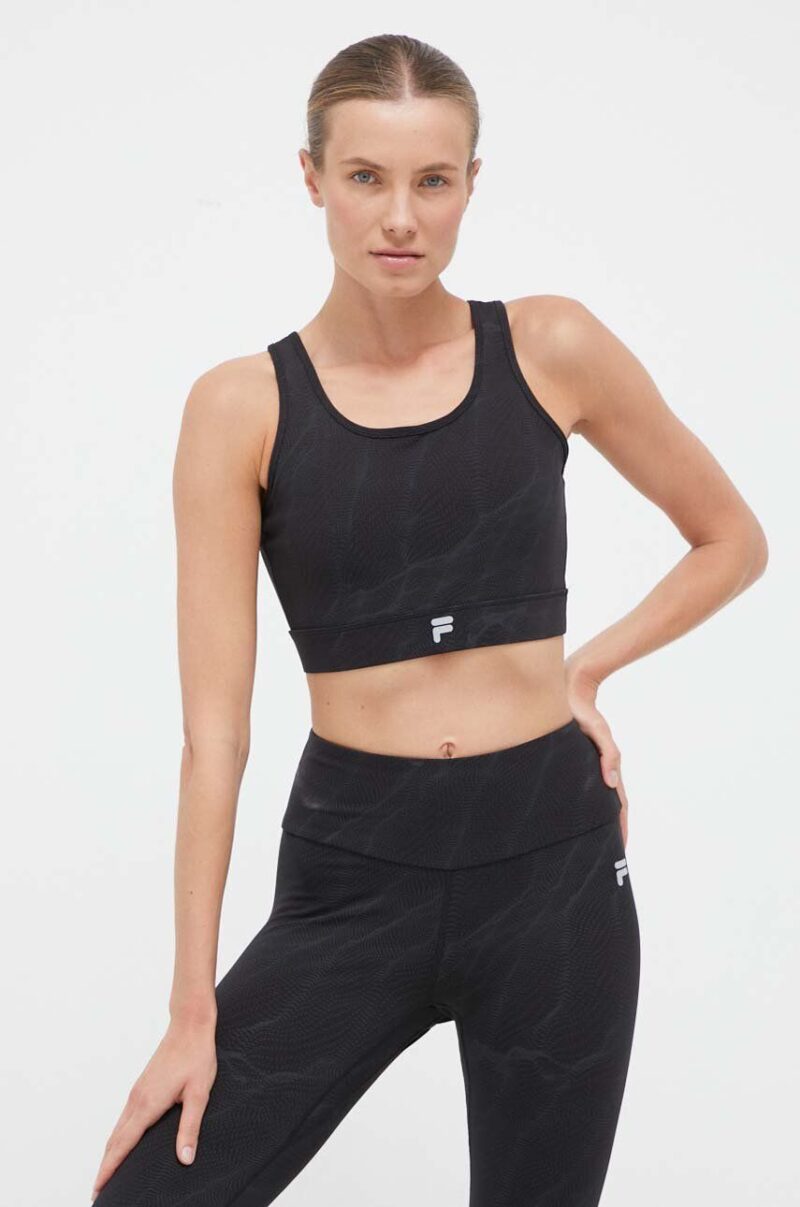 Fila sutien sport Reboredo culoarea negru