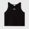 Fila top din bumbac pentru copii BELI MANASTIR culoarea negru