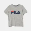 Fila tricou de bumbac pentru copii culoarea gri