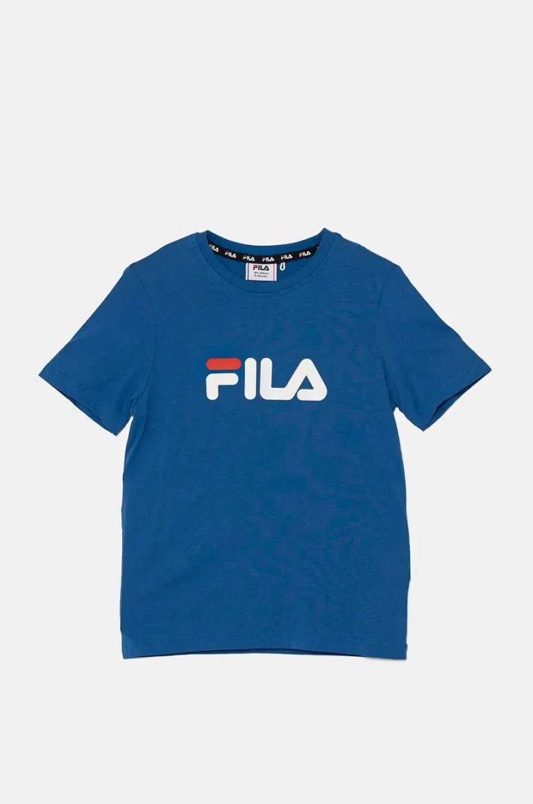 Fila tricou de bumbac pentru copii culoarea violet