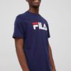 Fila tricou din bumbac culoarea albastru marin