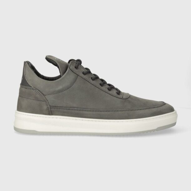 Filling Pieces adidași din nubuc Low top Base culoarea gri