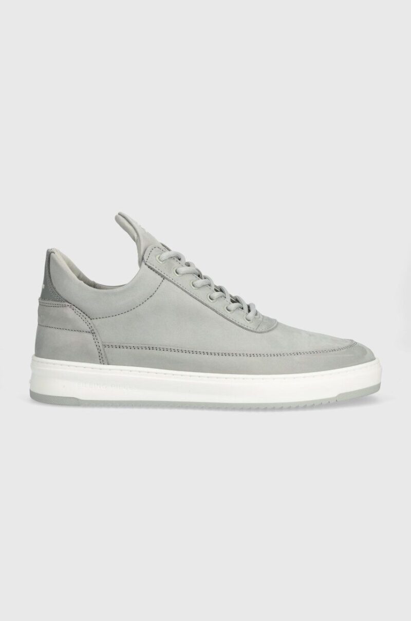 Filling Pieces adidași din nubuc Low top Base culoarea gri