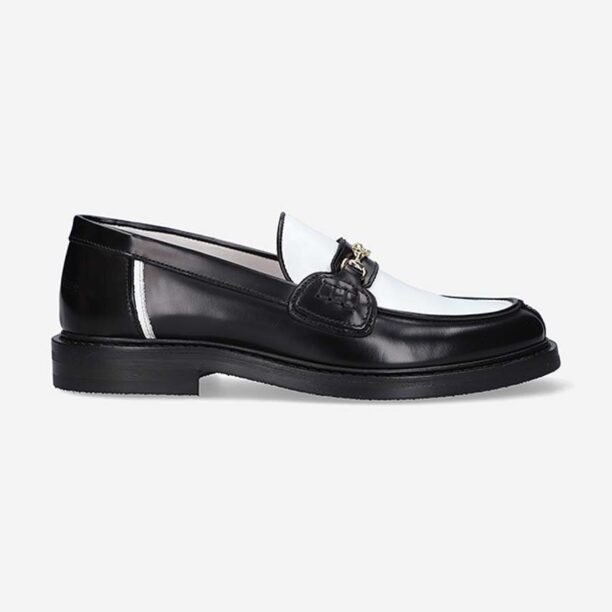 Filling Pieces mocasini de piele Loafer Polido culoarea negru