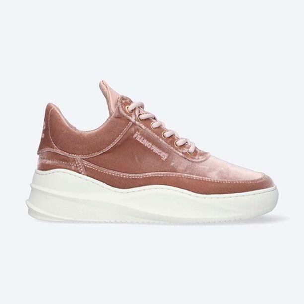 Filling Pieces sneakers Low top Sky Velvet culoarea maro