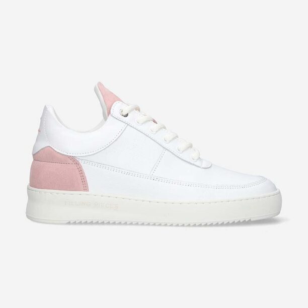 Filling Pieces sneakers din piele Low Eva Itaca culoarea alb