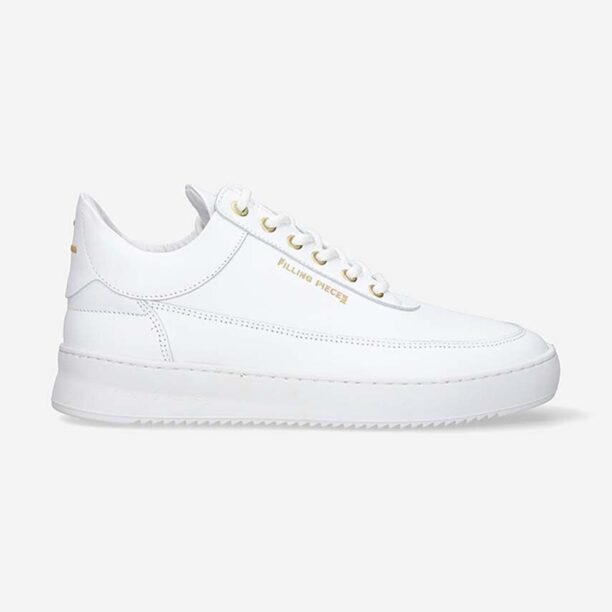 Filling Pieces sneakers din piele Low Eva Lane culoarea alb