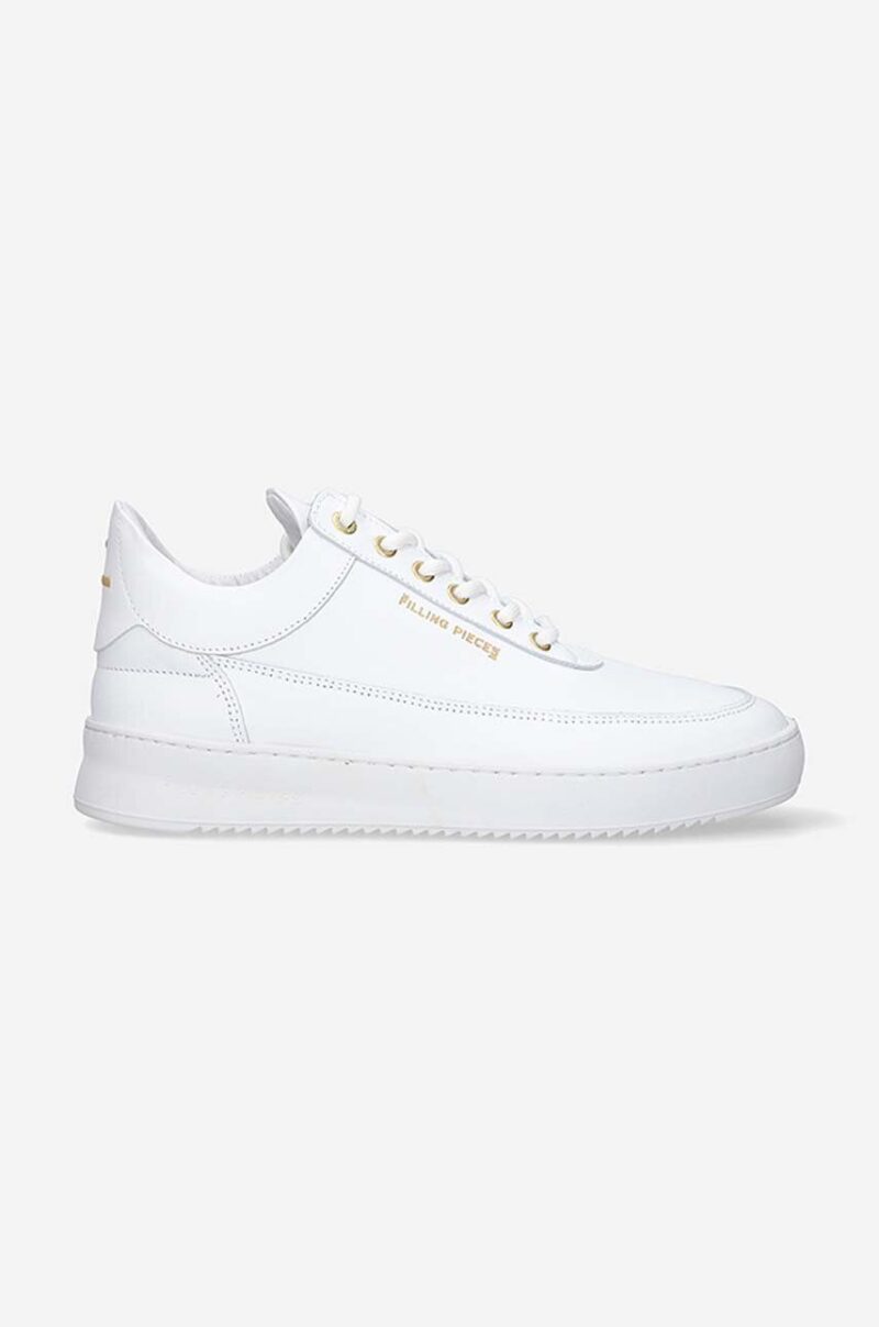 Filling Pieces sneakers din piele Low Eva Lane culoarea alb