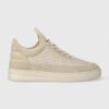 Filling Pieces sneakers din piele Low top Quilted culoarea bej