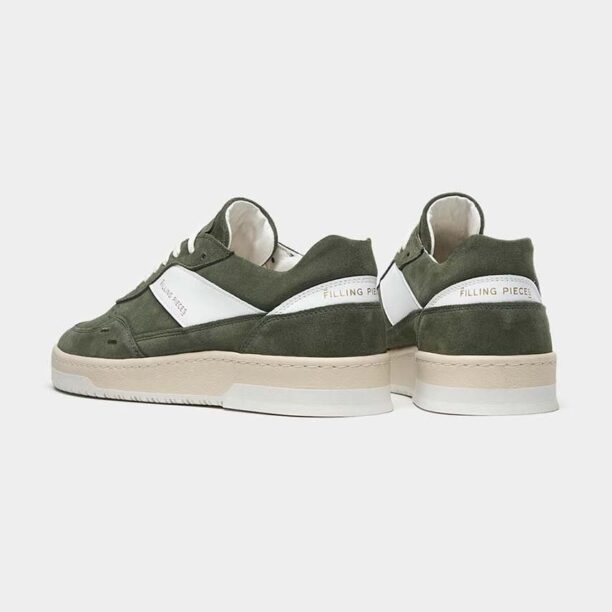 Filling Pieces sneakers din piele întoarsă Ace Spin culoarea verde 70033491286 preţ